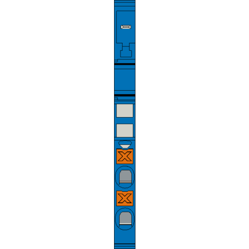 Phoenix Contact XT 2,5-TWIN/1P BU - Pxc 1544640 03 04 xt 2 5 twin 1p bu 2d - 20204657