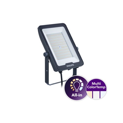 PHILIPS led floodlight bvp169 100w 3000/4000/6500k 12000lm - Signify ledinaire floodlight bvp167 100w all in rtp - 11009717