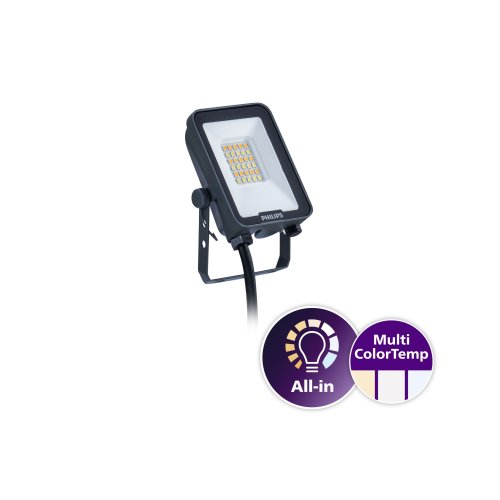 PHILIPS led floodlight bvp167 20w 3000/4000/6500k 2400lm - Signify ledinaire floodlight bvp167 20w all in rtp - 11009712
