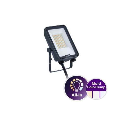 PHILIPS led floodlight bvp167 30w 3000/4000/6500k 3600lm - Signify ledinaire floodlight bvp167 30w all in rtp - 11009714
