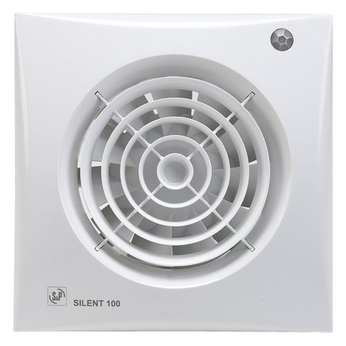 S&P ventilator silent 100cdz met timer en bewegingsmelder - Silent 100 cdz product1 - 4061025