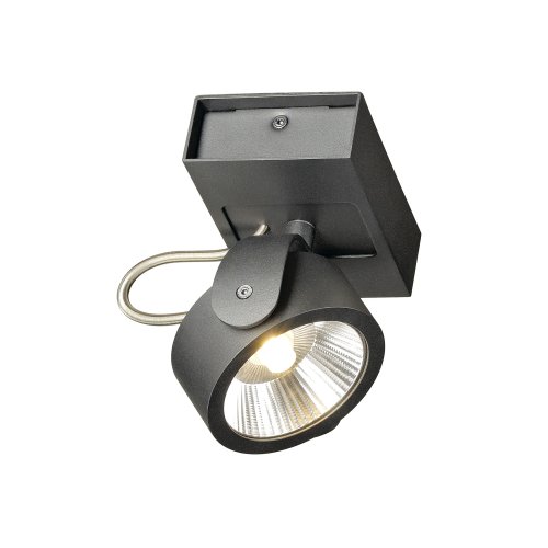 SLV KALU LED 1 wand- en plafondlamp, zwart, 3000K, 60&deg; - Slv 1000127 2 rgb - 20022833
