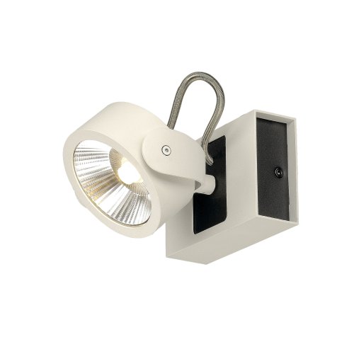 SLV KALU LED 1 wand- en plafondlamp, wit/zwart, 3000K, 60&deg; - Slv 1000128 1 h rgb - 20022834