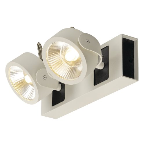 SLV KALU LED 2 wand- en plafondlamp, wit/zwart, 3000K, 60&deg; - Slv 1000130 1 h rgb - 20022836