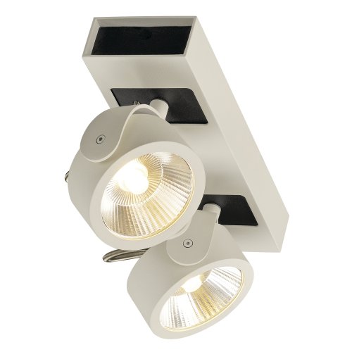 SLV KALU LED 2 wand- en plafondlamp, wit/zwart, 3000K, 60&deg; - Slv 1000130 2 rgb - 20022836