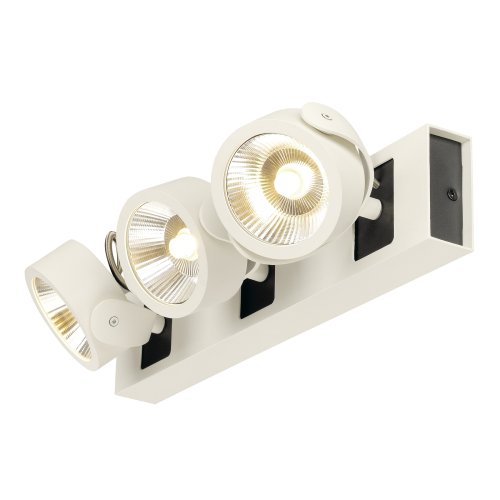 SLV KALU LED 3 wand- en plafondlamp, wit/zwart, 3000K, 60&deg; - Slv 1000132 1 rgb - 20022838