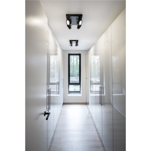 SLV KALU LED 4 wand- en plafondlamp, square, zwart, 3000K, 60&deg; - Slv 1000135 a1 h rgb - 20022839