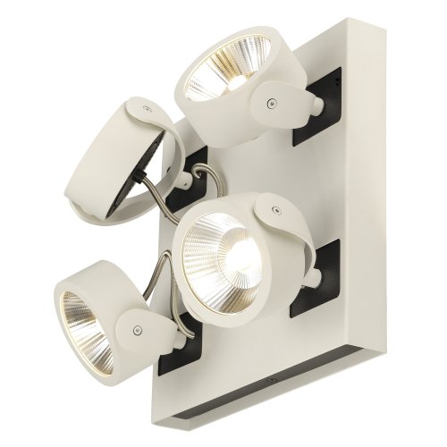 SLV KALU LED 4 wand- en plafondlamp, square, wit/zwart, 3000K, 60&deg; - Slv 1000136 1 rgb - 20022840