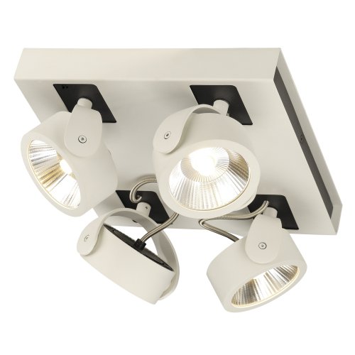 SLV KALU LED 4 wand- en plafondlamp, square, wit/zwart, 3000K, 60&deg; - Slv 1000136 2 h rgb - 20022840
