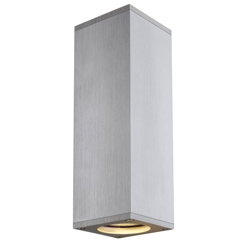 SLV THEO UP/DOWN, QPAR51, wandarmatuur, alu geborsteld, max. 2x50W - Slv 1000329 1 h rgb - 20022842