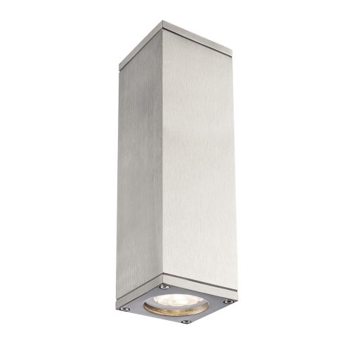 SLV THEO UP/DOWN, QPAR51 wandarmatuur voor buiten, aluminium naturel, max. - Slv 1000331 1 h rgb - 20022844