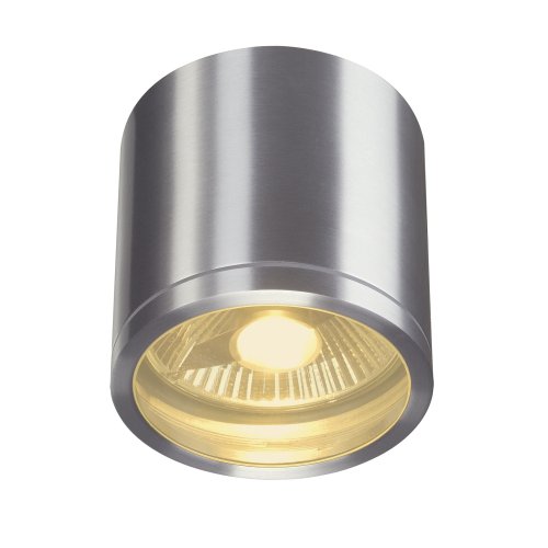 SLV ROX CEILING OUT, QPAR111, Outdoor plafondlamp, geborsteld aluminium, m - Slv 1000332 1 rgb - 20022845