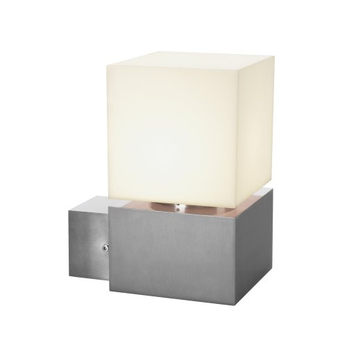 SLV SQUARE WALL, E27, outdoor wandarmatuur, rvs 304, max. 20W, IP44 - Slv 1000336 1 rgb - 20022848