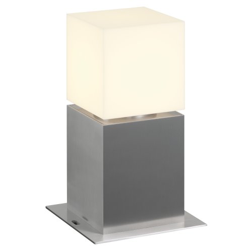 SLV SQUARE POLE 30, E27 Outdoor staande lamp, inox 304, max. 20W, IP44 - Slv 1000344 1 h rgb - 20022855