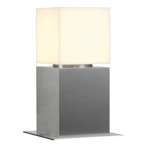 SLV SQUARE POLE 30, E27 Outdoor staande lamp, inox 304, max. 20W, IP44 - Slv 1000344 2 rgb - 20022855