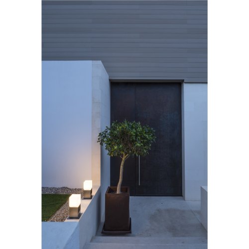 SLV SQUARE POLE 30, E27 Outdoor staande lamp, inox 304, max. 20W, IP44 - Slv 1000344 a2 rgb - 20022855