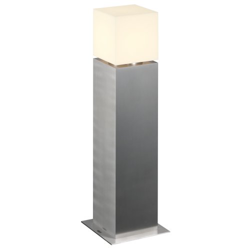 SLV SQUARE POLE 60, E27, outdoor staand armatuur, rvs 304, max. 20W, IP44 - Slv 1000345 1 h rgb - 20022856