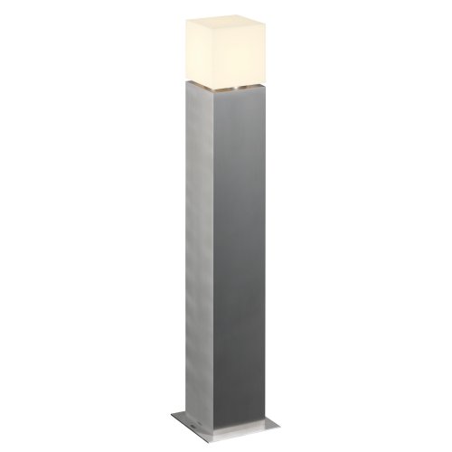 SLV SQUARE POLE 90, E27 Outdoor staande lamp, inox 304, max. 20W, IP44 - Slv 1000346 1 h rgb - 20022857