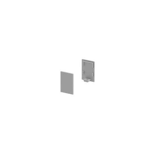 SLV GRAZIA 10 eindkap voor GRAZIA opbouwprofiel standaard, 2 stks., hoge u - Slv 1000484 ren1 h rgb - 20022896