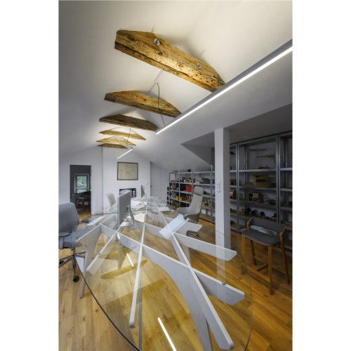 SLV GRAZIA 20 LED opbouwprofiel, standaard, glad, 3 m, aluminium - Slv 1000523 a1 h rgb - 20022910