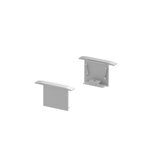SLV GRAZIA 20 inbouwprofiel eindkappen, 2 stks., aluminium - Slv 1000556 ren1 h rgb - 20022928