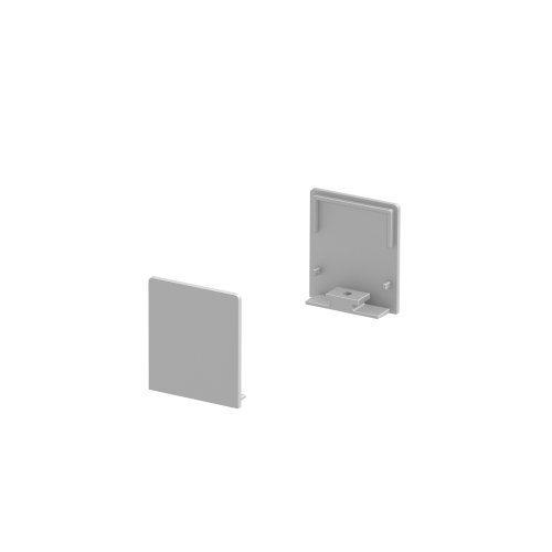SLV GRAZIA 20 eindkap voor GRAZIA opbouwprofiel vlak, 2 stks., hoge uitvoe - Slv 1000562 ren1 h rgb - 20022934