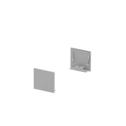 SLV GRAZIA 20 eindkap voor GRAZIA opbouwprofiel standaard, 2 stks., vlakke - Slv 1000565 ren1 h rgb - 20022937