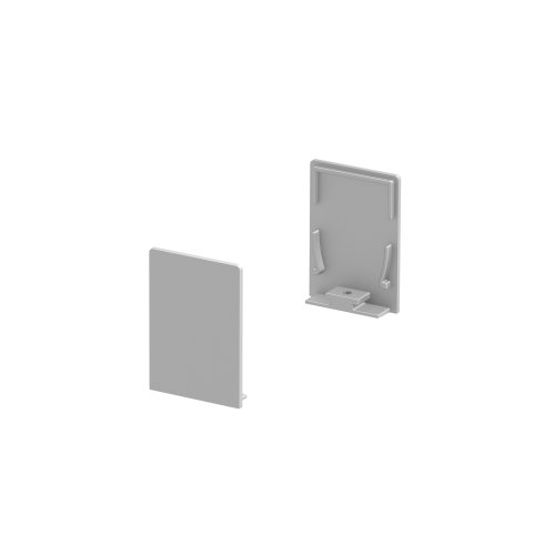 SLV GRAZIA 20 eindkap voor GRAZIA opbouwprofiel standaard, 2 stks., hoge u - Slv 1000568 ren1 h rgb - 20022940