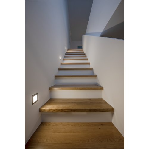 SLV FRAME LED 230V BASIC, led indoor wandinbouwlamp, grijs, 2700K - Slv 1000577 a1 h rgb - 20022947