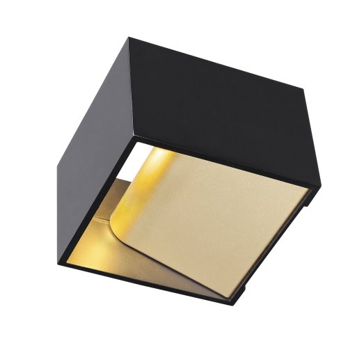 SLV LOGS IN LED wandlamp, zwart/messing, 2000K-3000K Dim to Warm - Slv 1000638 2 rgb - 20022963
