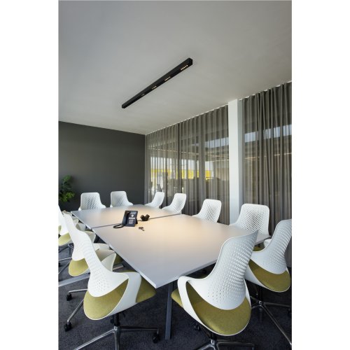 SLV Q-LINE CL, led indoor plafondopbouwlamp, 2m, geschikt voor beeldscherm - Slv 1000692 a1 rgb - 20022985