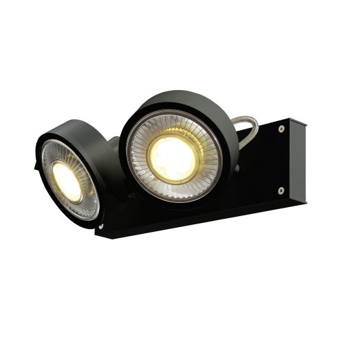 SLV KALU 2 QPAR111 wand- en plafondlamp, zwart, max. 75W - Slv 1000703 2 rgb - 20022990