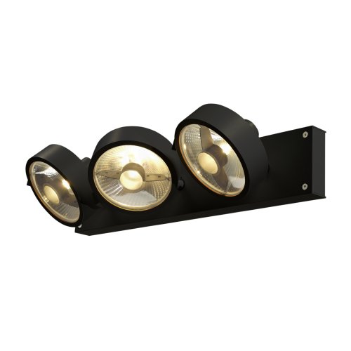 SLV KALU 3 QPAR111 wand- en plafondlamp, zwart, max. 75W - Slv 1000704 2 rgb - 20022991