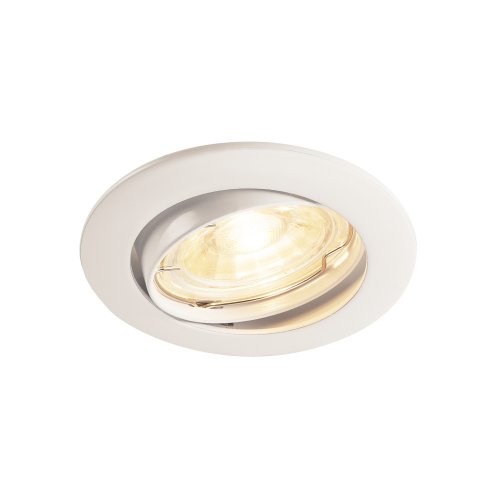 SLV PIKA QPAR51 plafondinbouwlamp, draaibaar, wit, max. 50W - Slv 1000718 1 h rgb - 20023000