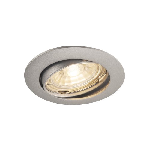 SLV PIKA QPAR51 plafondinbouwlamp, draaibaar, zilvergrijs, max. 50W - Slv 1000721 1 h rgb - 20023003