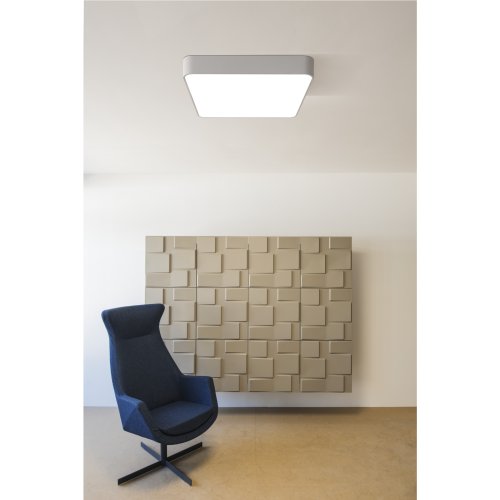 SLV MEDO 60 SQUARE LED plafondlamp, zilvergrijs, 1-10V, 3000K - Slv 1000727 a1 rgb - 20023005