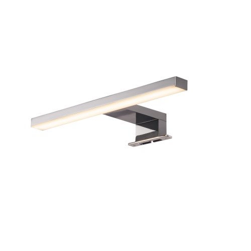 SLV DORISA LED spiegellamp, kort, chroom, 4000K, IP44 - Slv 1000777 1 h rgb - 20023012