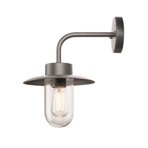 SLV MOLAT E27 Outdoor wandlamp, antraciet, max. 60W, IP44 - Slv 1000820 1 h rgb - 20023025