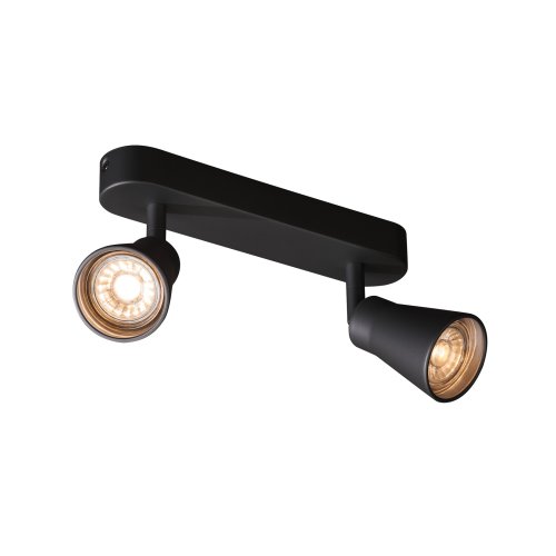 SLV AVO CW Double, indoor wand- en plafondopbouwlamp, QPAR51, zwart, max.  - Slv 1000889 1 h rgb - 20023043