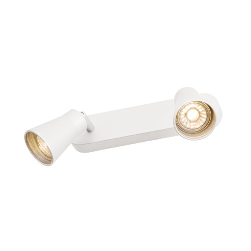 SLV AVO CW Double, indoor wand- en plafondopbouwlamp, QPAR51, wit, max. 50 - Slv 1000890 2 rgb - 20023044