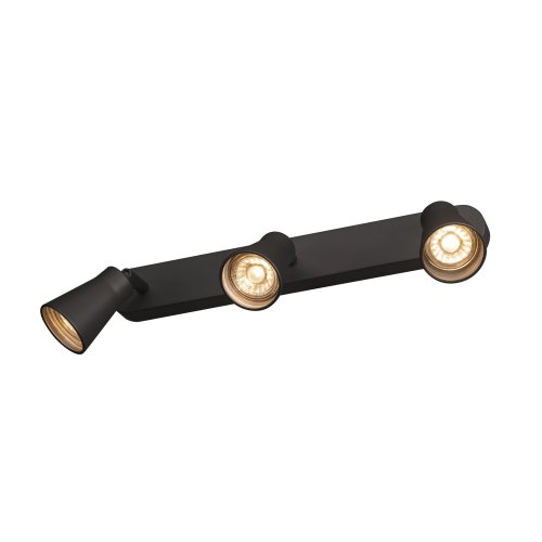 SLV AVO CW Triple, indoor wand- en plafondopbouwlamp, QPAR51, zwart, max.  - Slv 1000892 2 rgb - 20023046