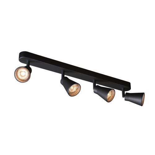 SLV AVO CW Quad, indoor wand- en plafondopbouwlamp, QPAR51, zwart, max. 50 - Slv 1000895 1 h rgb - 20023049