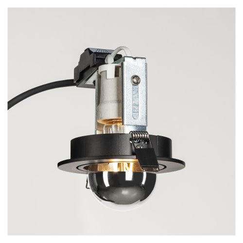 SLV KAHOLO E27 plafondinbouwlamp, zwart, max. 50W - Slv 1000906 d1 rgb - 20023052