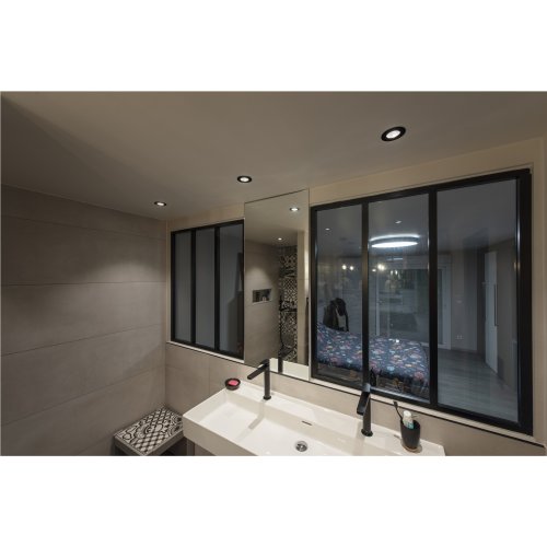 SLV kamuela eco led zwart 1x led 3000k dimbaar 1001015 - Slv 1001015 a2 h rgb - 8824005