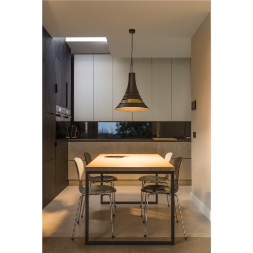 SLV BATO 45 PD, indoor hanglamp, zwart/messing, E27, max. 60W - Slv 1001265 a1 rgb - 20023101