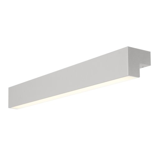 SLV L-LINE 60 LED, wand- en plafondlamp, IP44, 3000K, 700lm, zilver - Slv 1001300 1 h rgb - 20023117