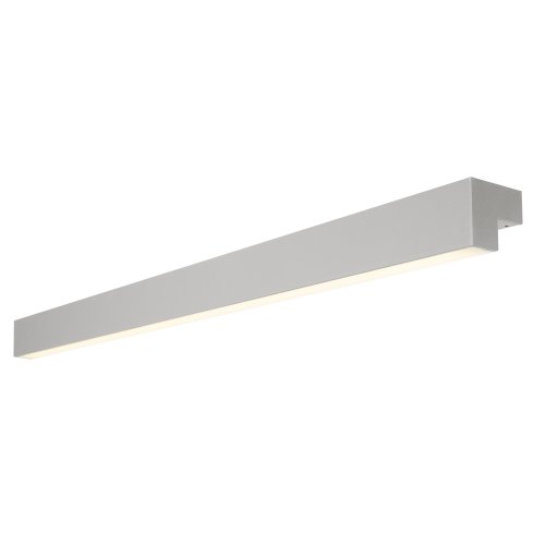 SLV L-LINE 120 LED, wand- en plafondlamp, IP44, 3000 k, 3000 lm, zilver - Slv 1001304 1 h rgb - 20023120