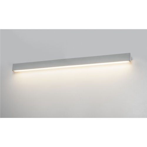 SLV L-LINE 120 LED, wand- en plafondlamp, IP44, 3000 k, 3000 lm, zilver - Slv 1001304 ma1 rgb - 20023120