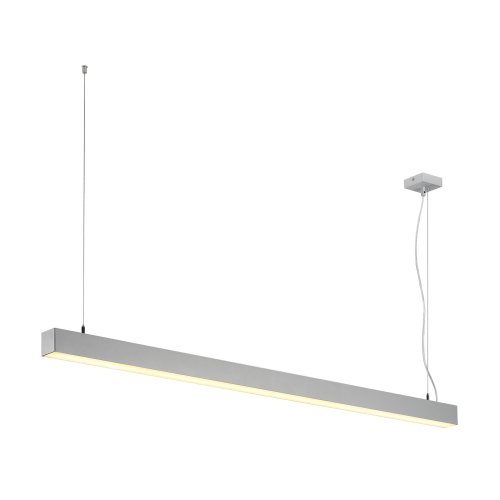 SLV Q-LINE DALI SINGLE LED, hanglamp, dimbaar, 1500 mm, zilver - Slv 1001312 1 h rgb - 20023124