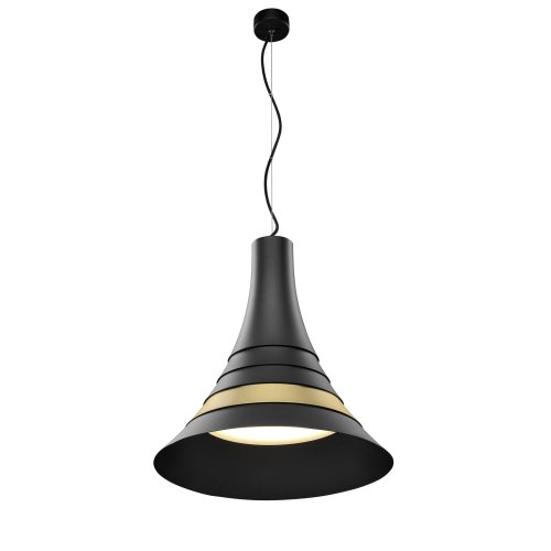 SLV BATO 45 PD, led indoor hanglamp, zwart/messing, led, 2700K - Slv 1001350 1 h rgb - 20023127